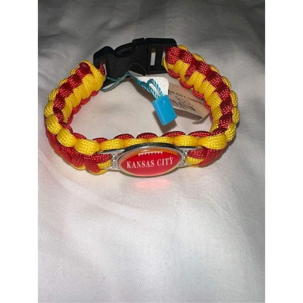 NFL Kansas City Chiefs  Woven Bracelet NIP